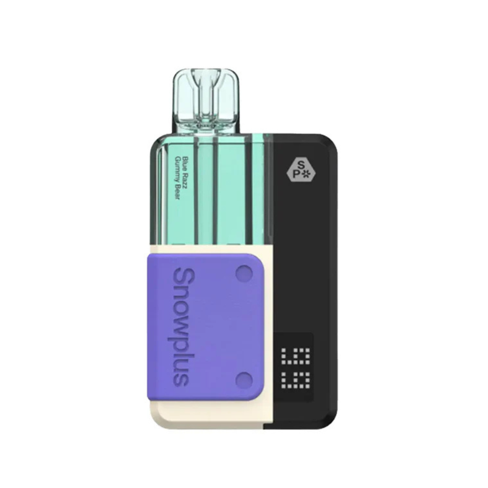Snowplus Swift Prefilled Pod Kit Blue Razz Gummy Bear flavour with sweet candy taste.