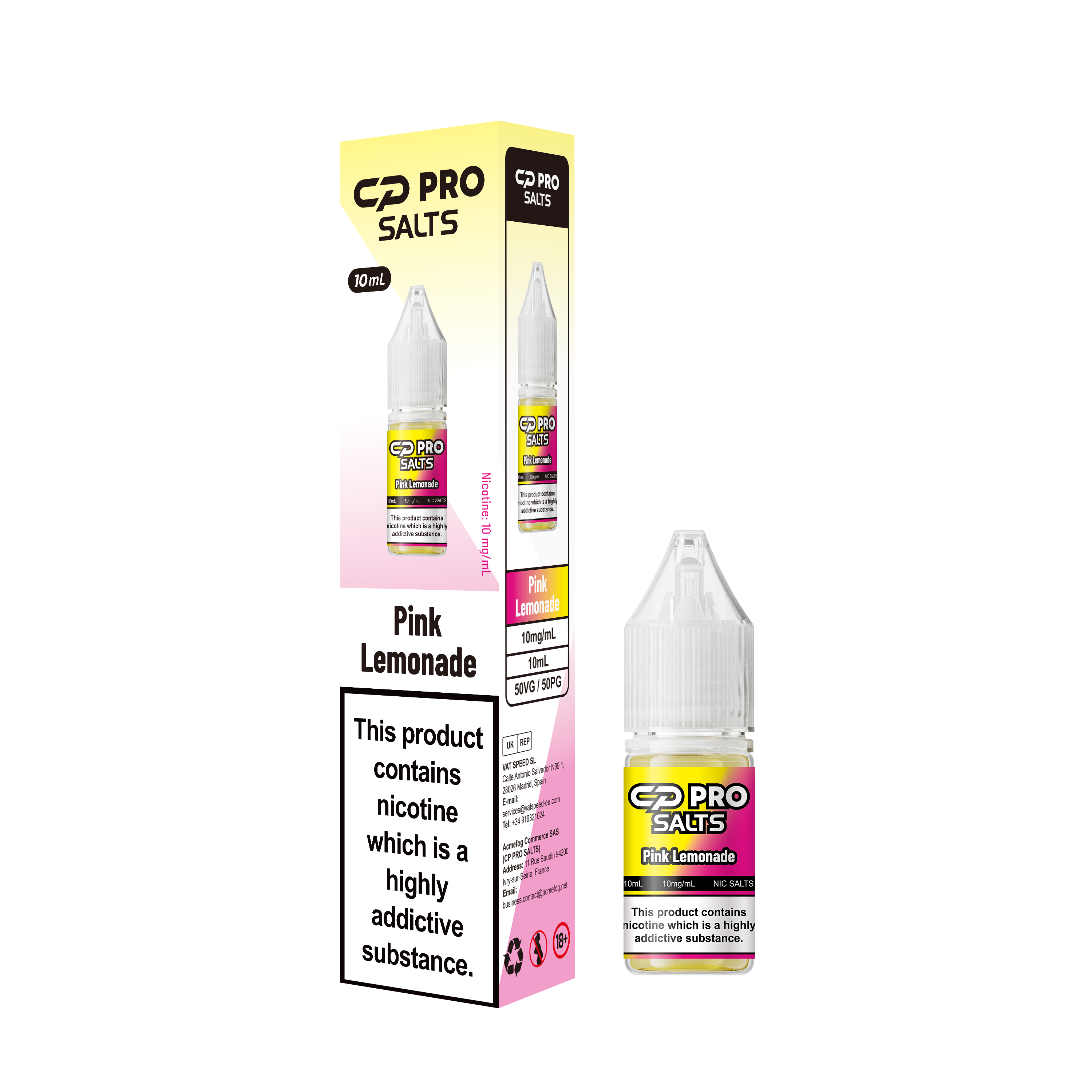 CP Pro Nic Salt E-Liquid - 10mg & 20mg