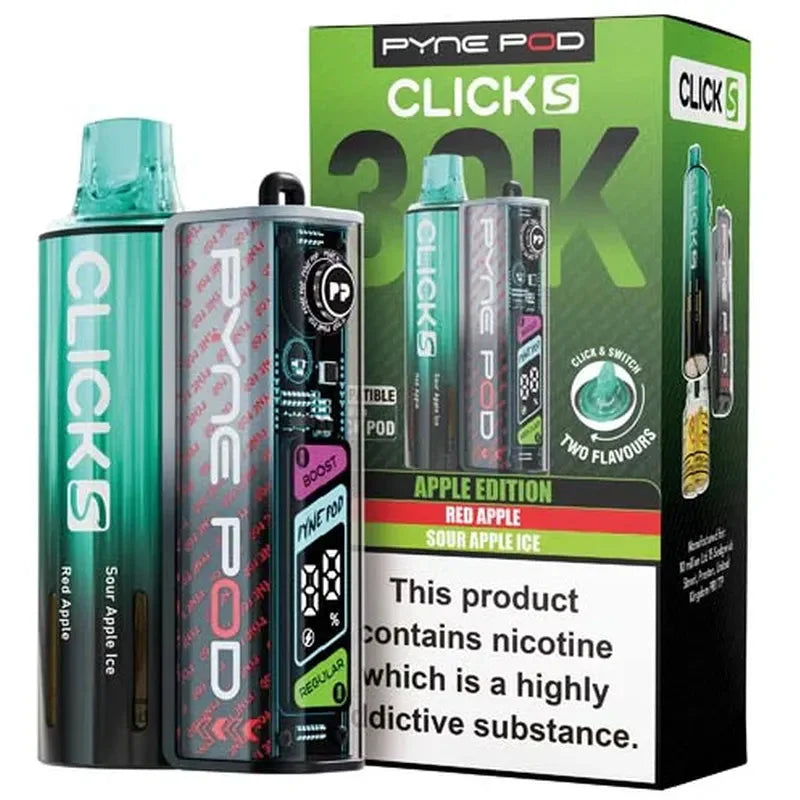 Box of 10-Pyne Pod Click S 30K Prefilled Pod Kit