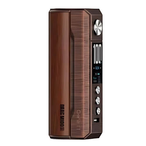 Voopoo Drag M100s Box Mod , Antique Brass Padauk