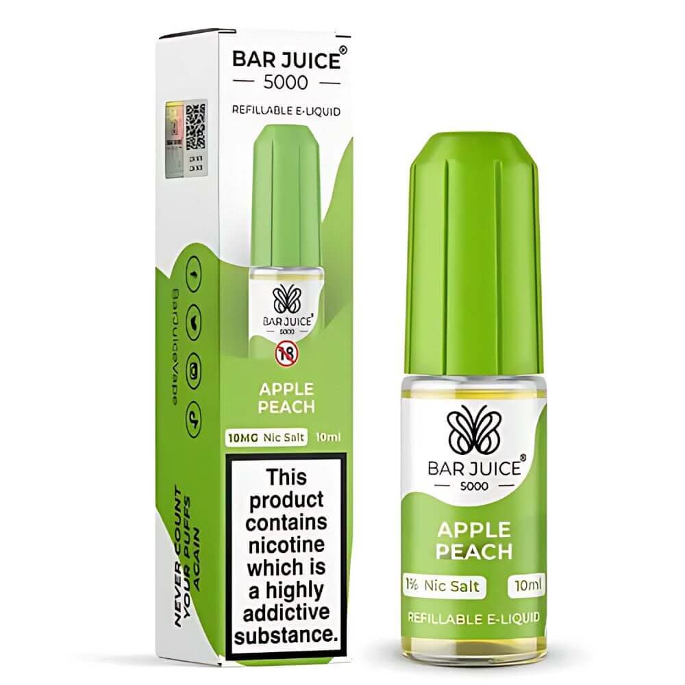 Bar Juice 5000 Nic Salt 10ml , Apple Peach