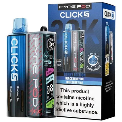Box of 10-Pyne Pod Click S 30K Prefilled Pod Kit