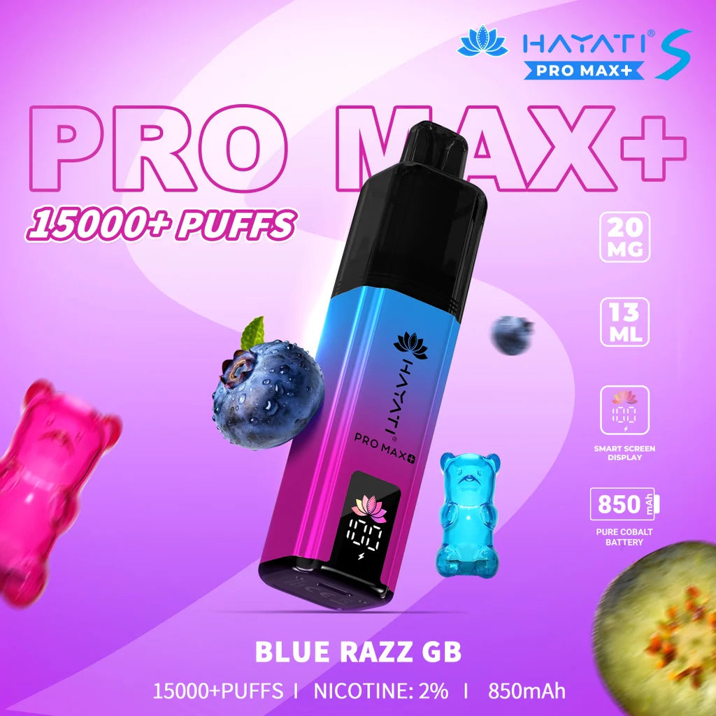 Hayati Pro Max + S Prefilled Pod Kit Blue_Razz_GB