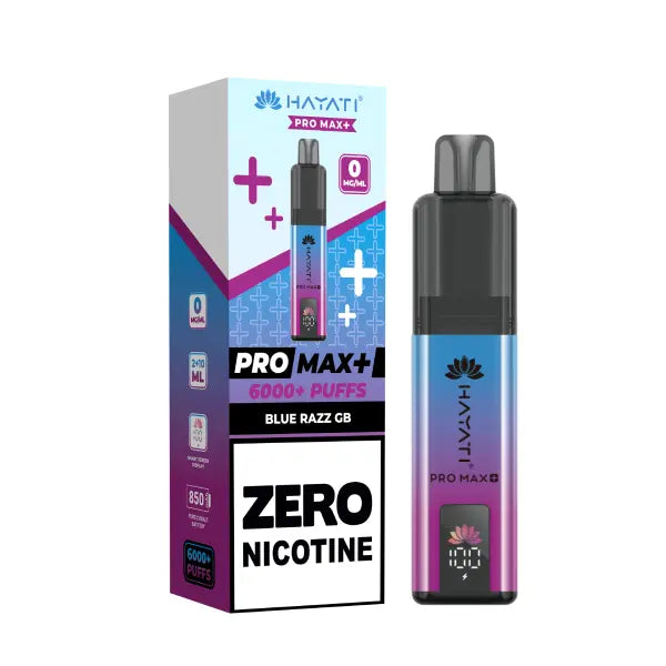 Hayati Pro Max + 6000 Prefilled Pod Vape Kit Zero Nicotine - £8.99 or 3 for £24
