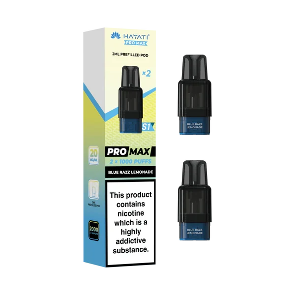 Hayati Pro Max S1 1000+ Prefilled Pods - Pack of 2