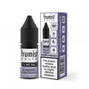 Frumist Salts Blueberry Pomegranate vape juice bottle and packaging on a white background