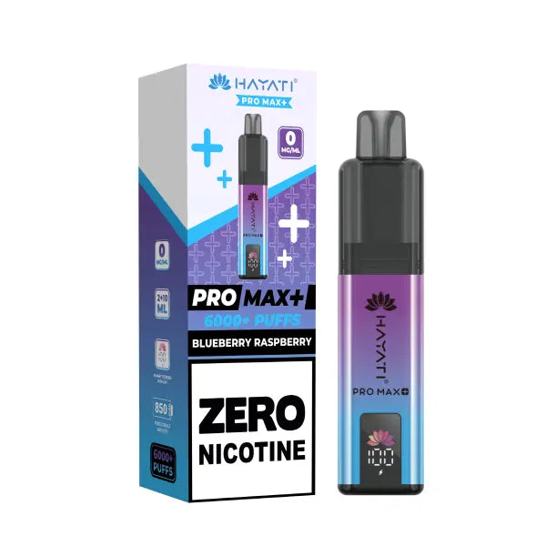 Hayati Pro Max + 6000 Prefilled Pod Vape Kit Zero Nicotine - £8.99 or 3 for £24