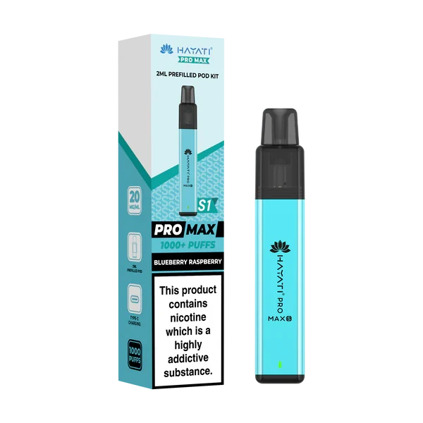 Hayati Pro Max S1 1000+ Puff Pre-Filled Pod Kit - £3.99 or 3 for £10