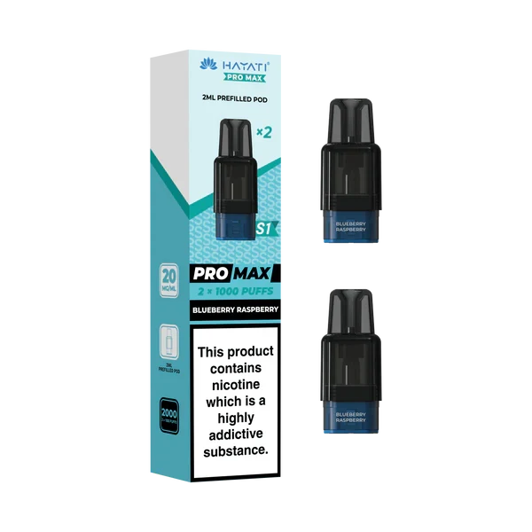 Hayati Pro Max S1 1000+ Prefilled Pods - Pack of 2
