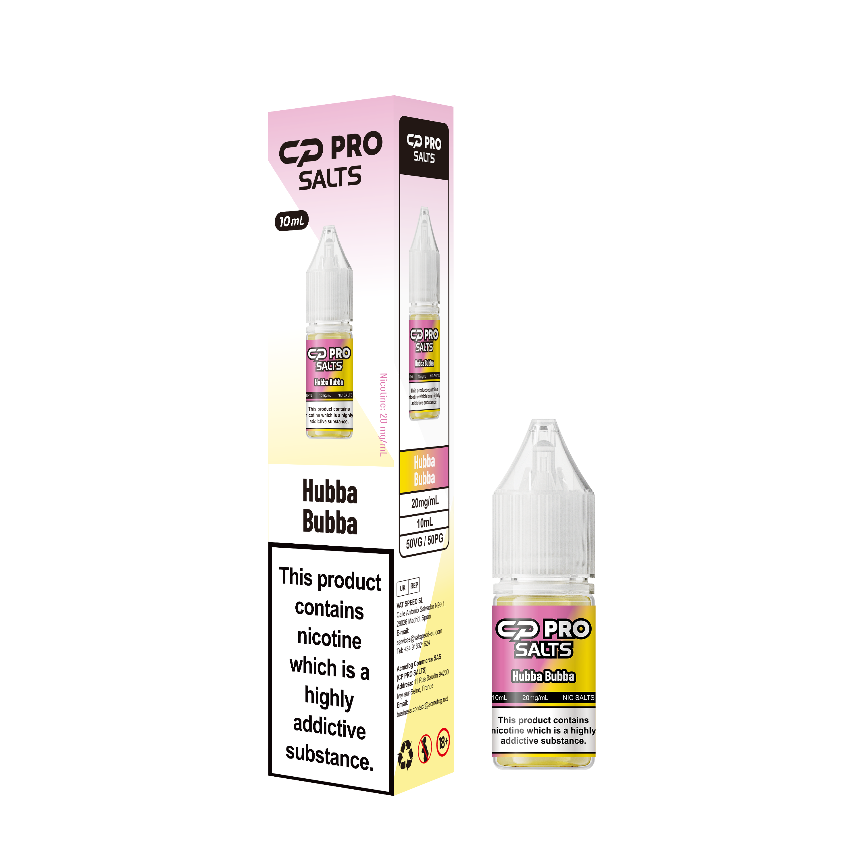 CP Pro Nic Salt E-Liquid - 10mg & 20mg