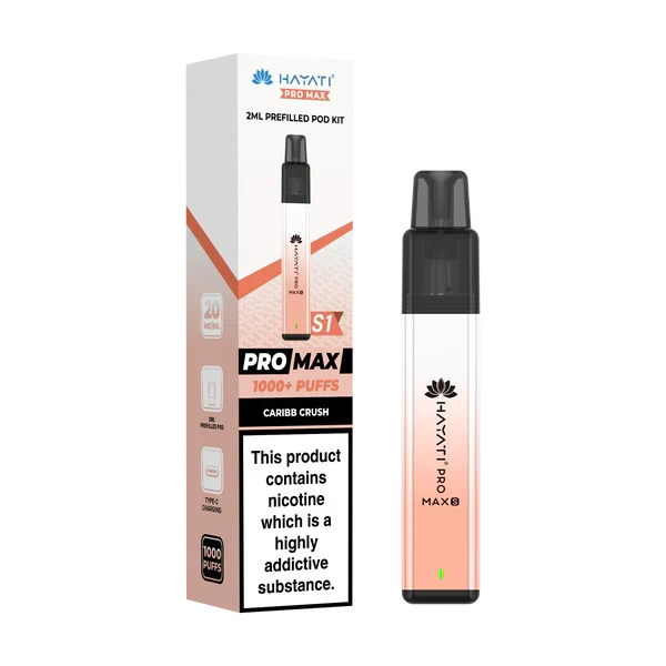 Hayati Pro Max S1 1000+ Puff Pre-Filled Pod Kit - £3.99 or 3 for £10