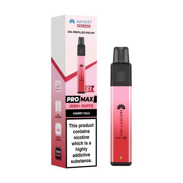 Hayati Pro Max S1 1000+ Puff Pre-Filled Pod Kit - £3.99 or 3 for £10