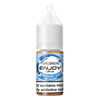 Bottle of Enjoy Ultra Blueberry Sour Raspberry e-liquid on a white background