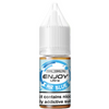 Bottle of Enjoy Ultra MR Blue e-liquid on a white background