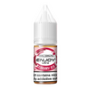 Bottle of Enjoy Ultra Cherry Ice e-liquid on a white background