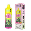 Vape device with colorful packaging featuring a brain and skull design, and a warning label.
