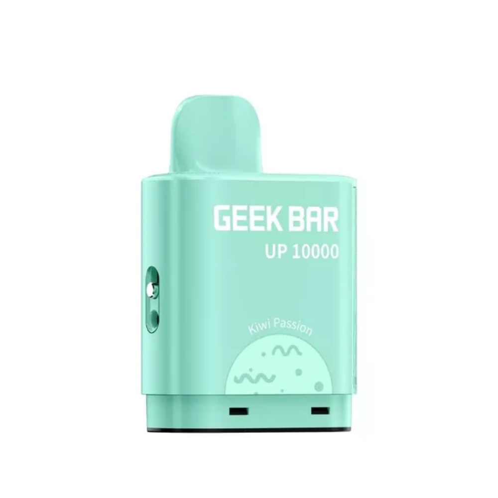 Mint green vape device with 'Geek Bar' branding on a white background