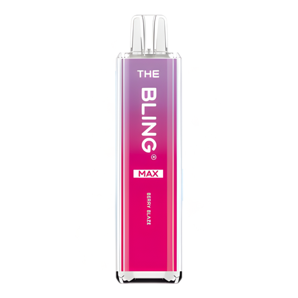 Pink and purple vape device with 'The Bling' branding on a white background
