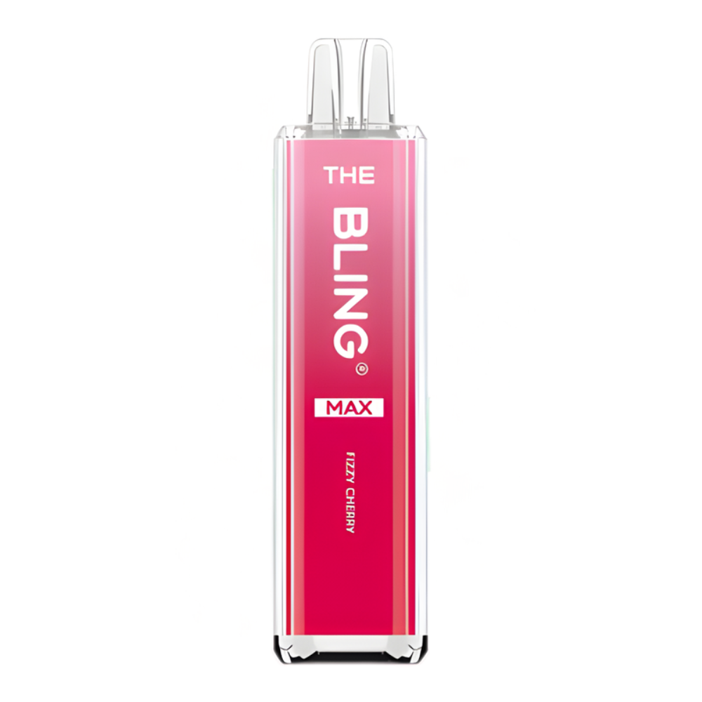 Pink vape device with 'The Bling' branding on a white background