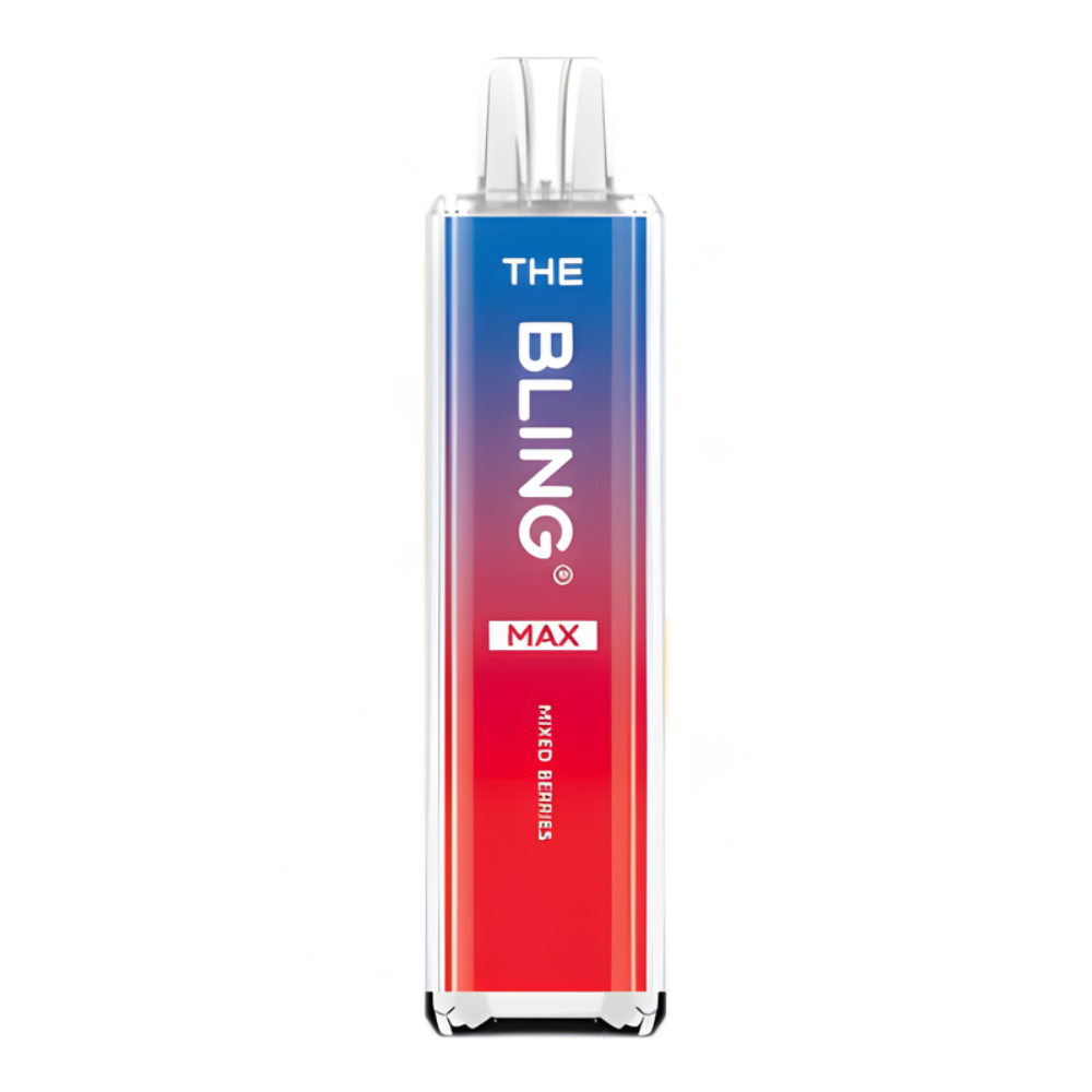 Vape device with 'The Bling' branding on a white background