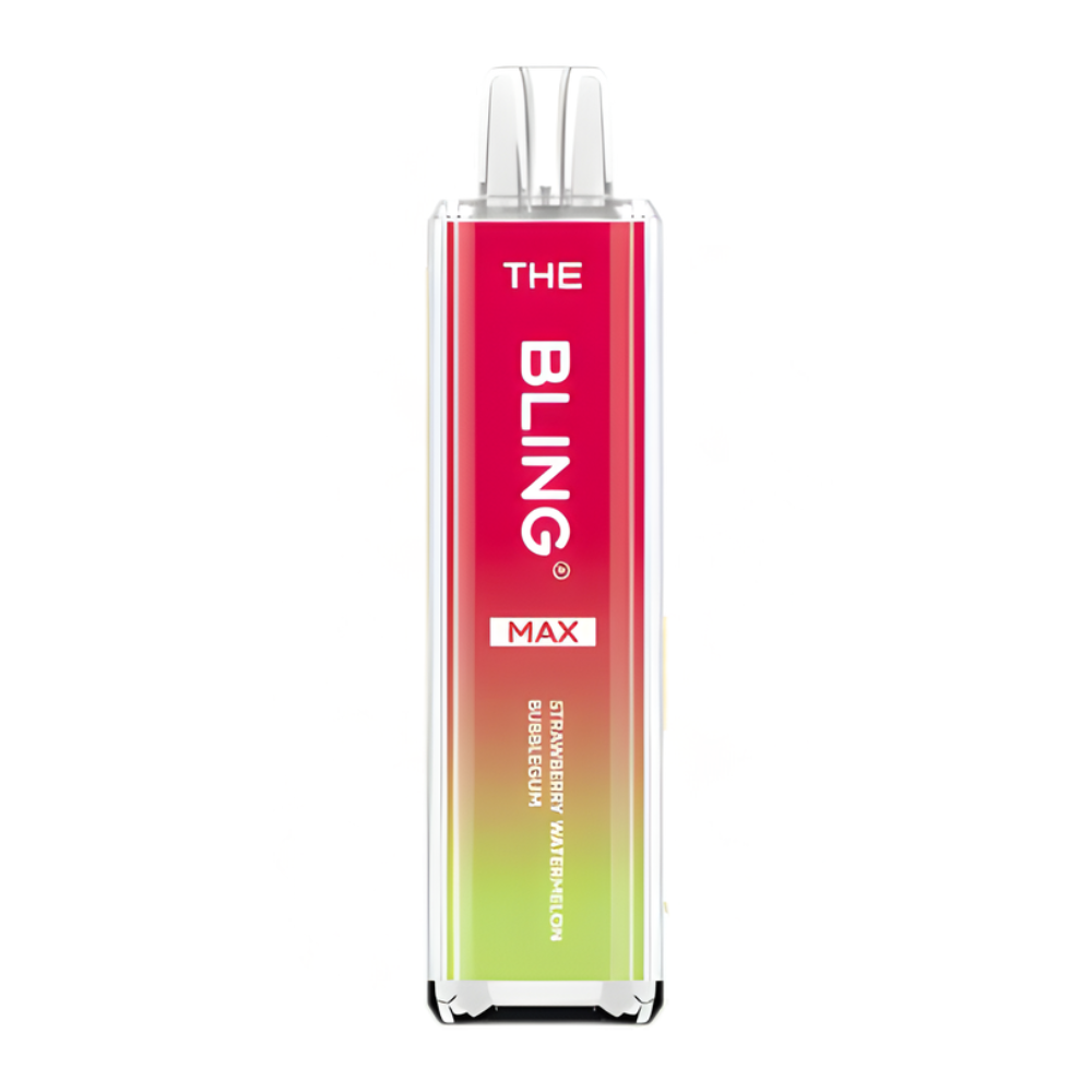 Vape device with 'The Bling' branding on a white background