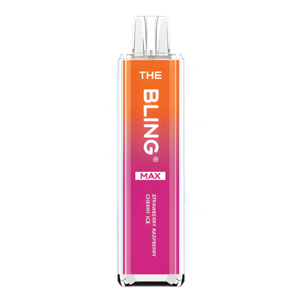 Vape device with 'The Bling' branding on a white background