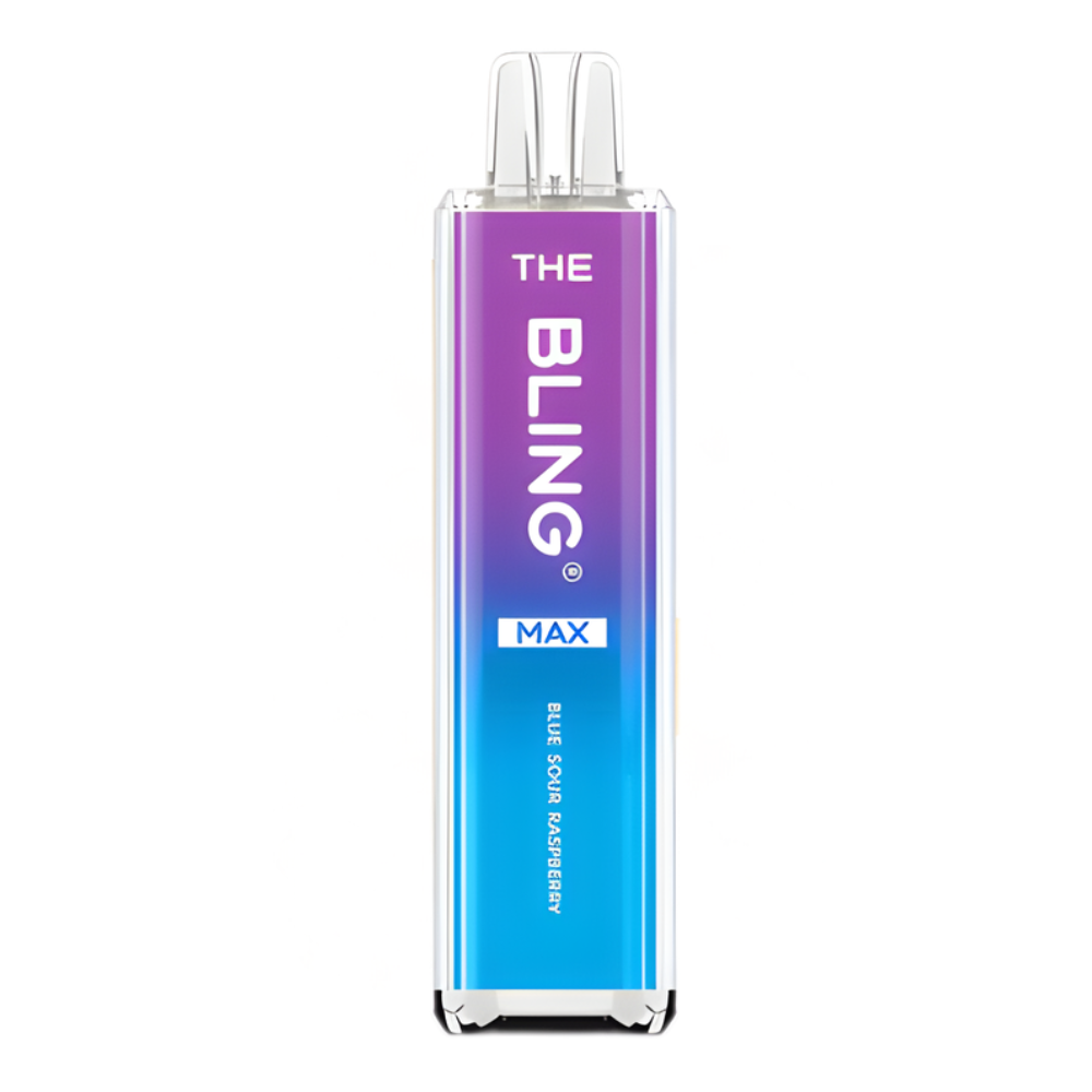 Vape device with 'The Bling' branding on a white background