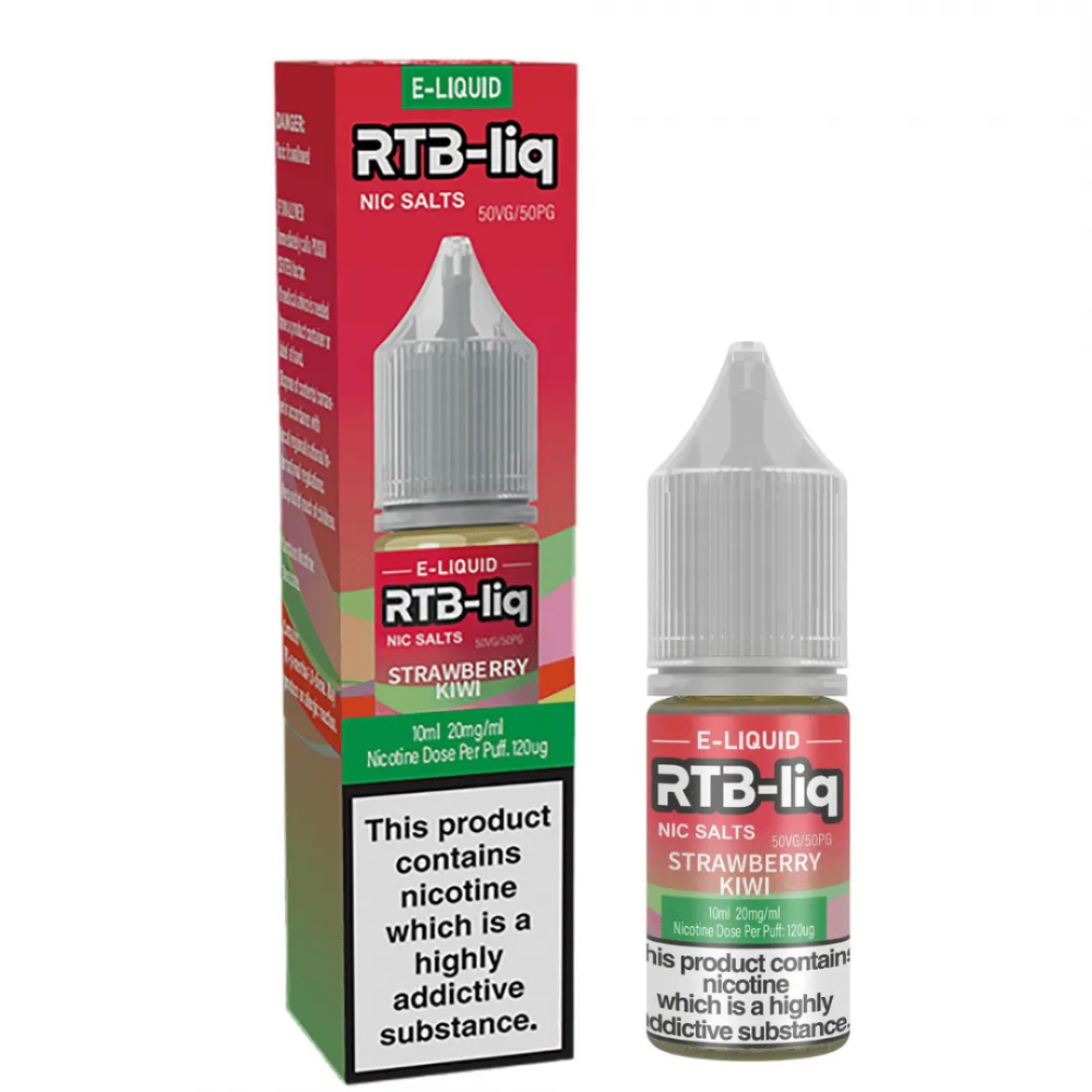 RTB-liq e-liquid bottle and packaging on a white background