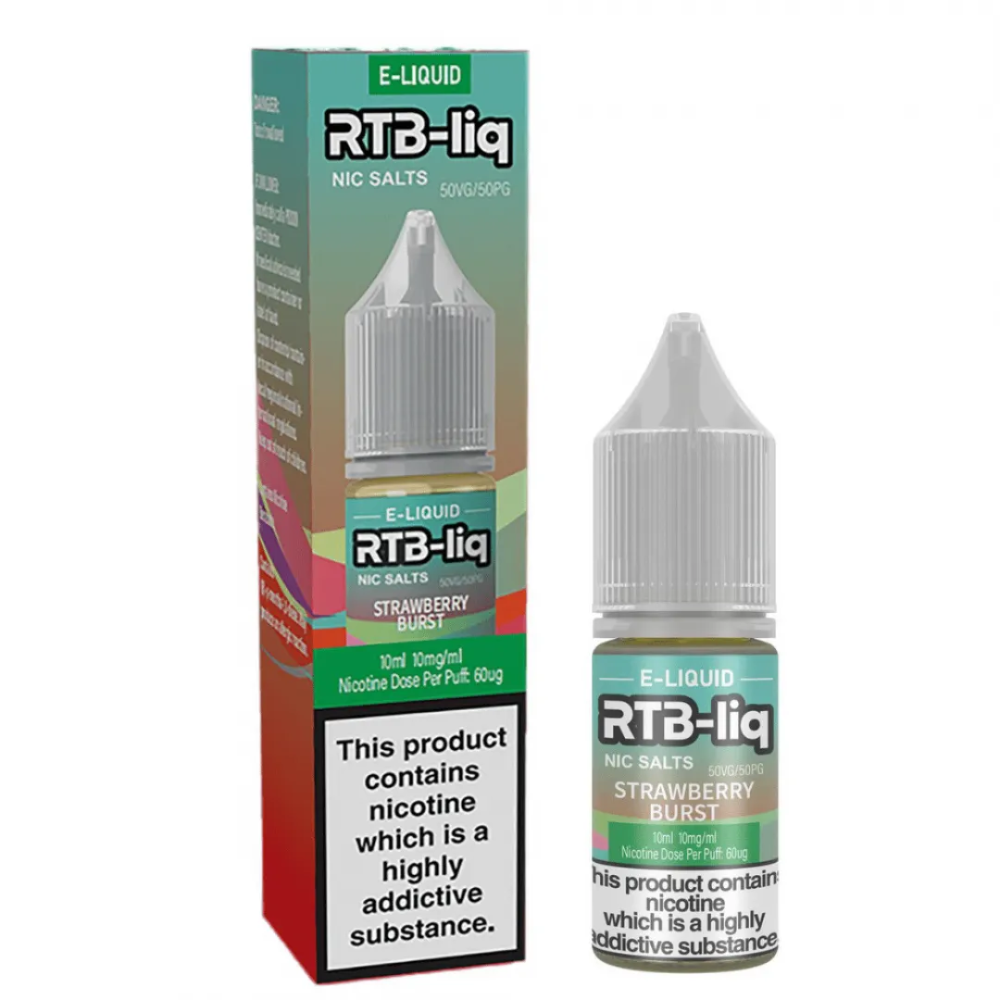 RTB-liq e-liquid bottle and packaging on a white background