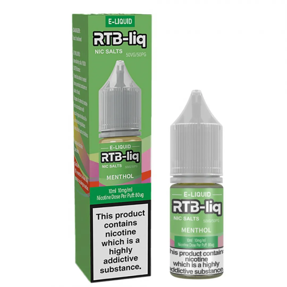 RTB-liq e-liquid bottle and packaging on a white background