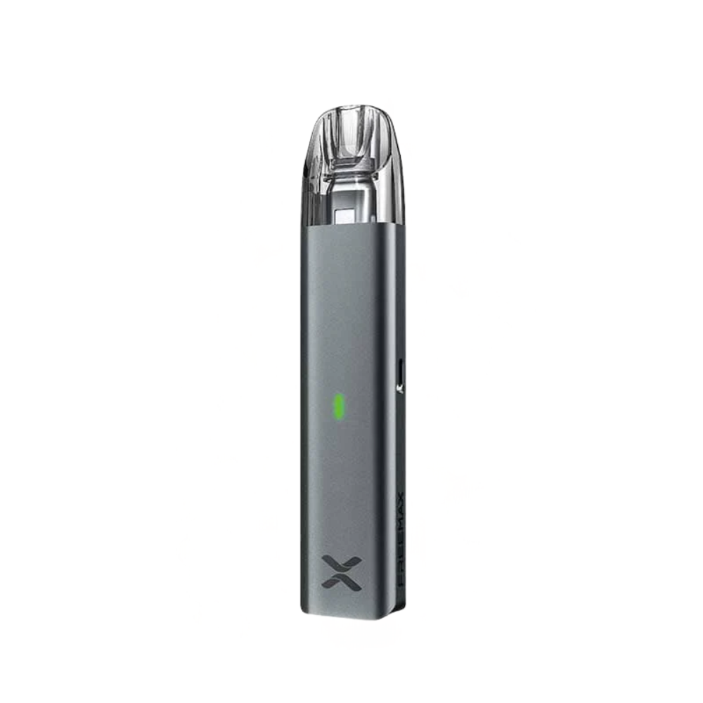 Electronic device with a green light on a white background