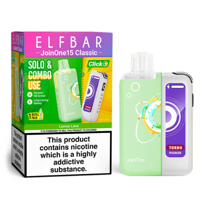 Elf Bar vape device and packaging on a white background