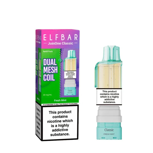 Elf Bar Dual Mesh Coil packaging with product on a white background