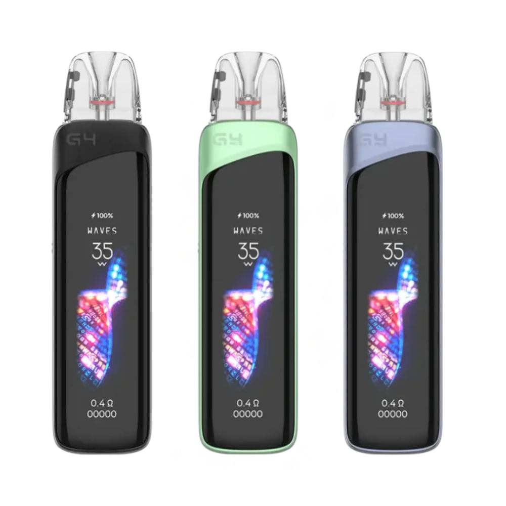 Three electronic devices with digital displays on a white background