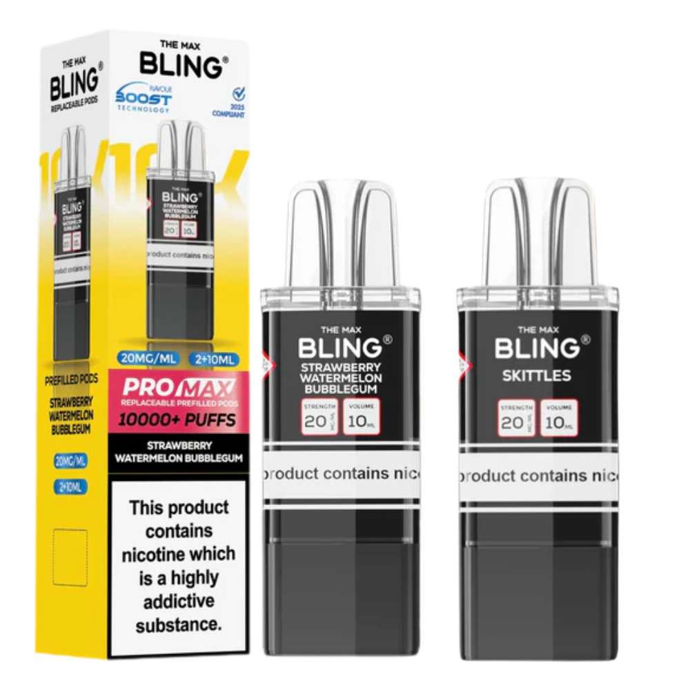 The Bling Max Pro Max 10K Prefilled Pods