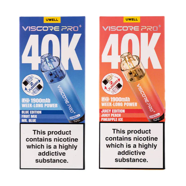 Uwell Viscore Pro Plus 40K Prefilled Pod Kit Box of 5
