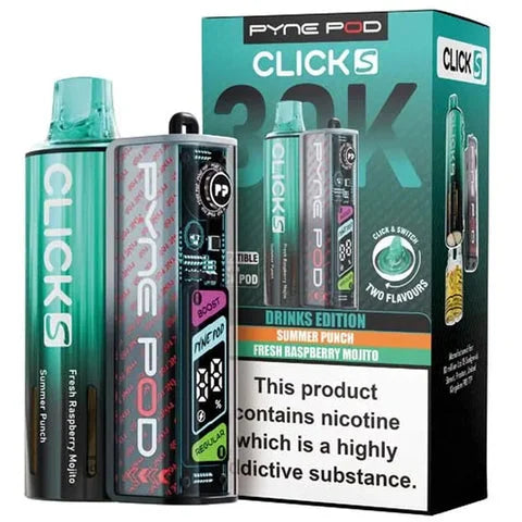 Box of 10-Pyne Pod Click S 30K Prefilled Pod Kit