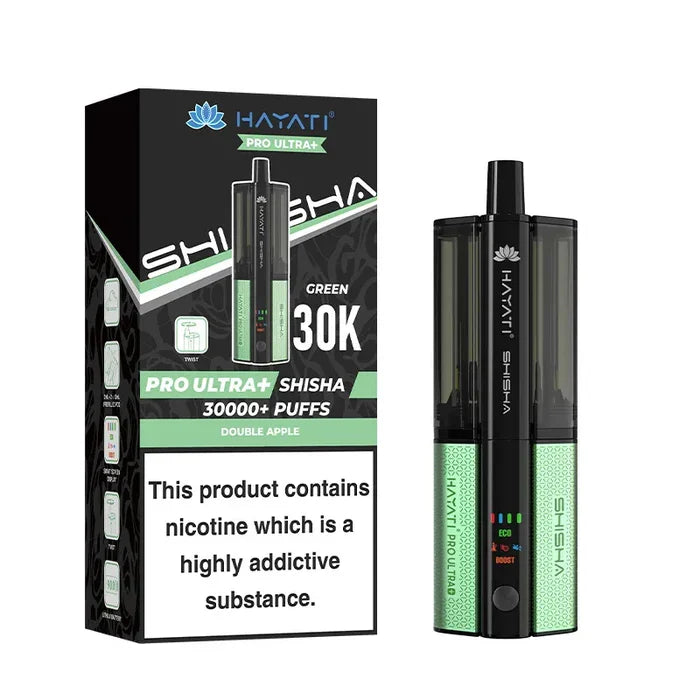 Hayati Pro Ultra Plus Shisha 30K Prefilled Pod Kit - £10.99 or 3 For £30
