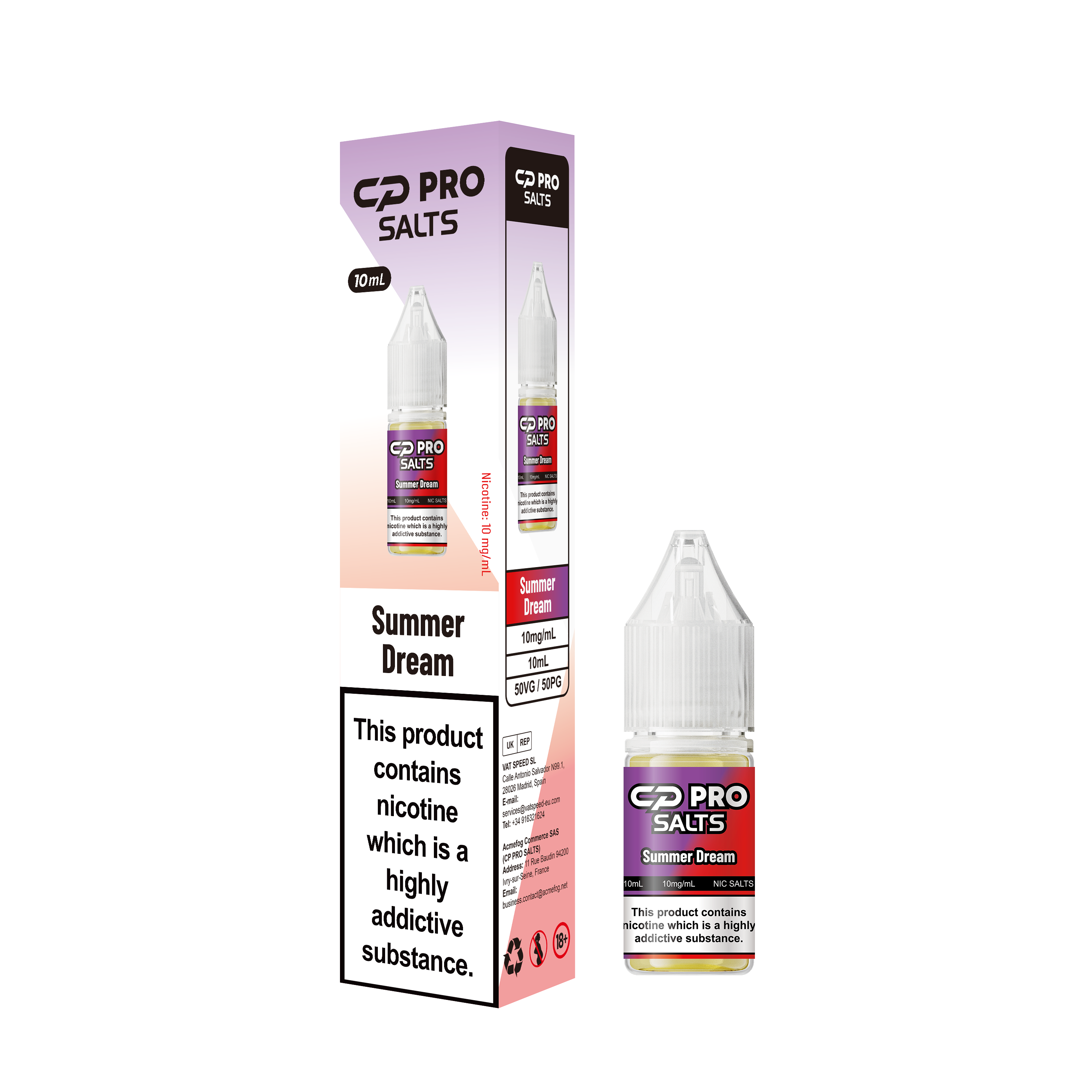 CP Pro Nic Salt E-Liquid - 10mg & 20mg
