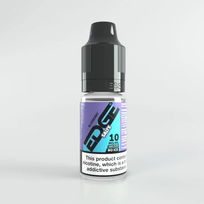 Bottle of  Edge e-liquid with a purple label on a white background