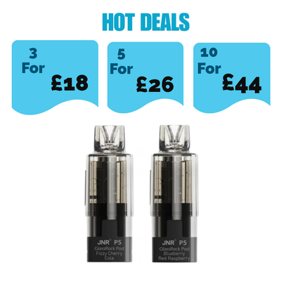 JNR P5 100k GlassRock Prefilled Pods
