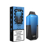 Blue Elux vape device and packaging on a white background
