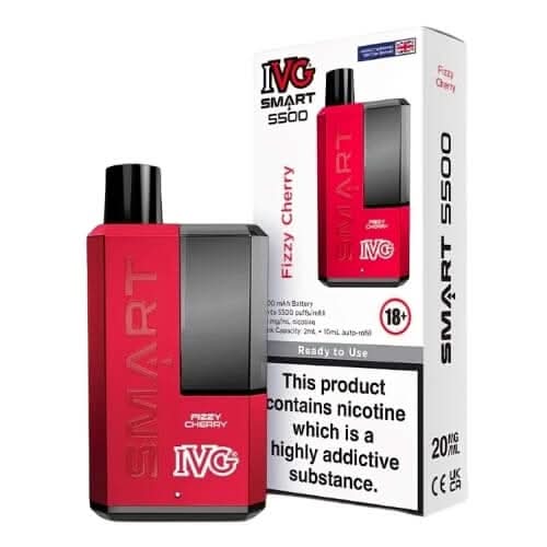 IVG Smart 5500 Fizzy-Cherry_ Disposable Vape