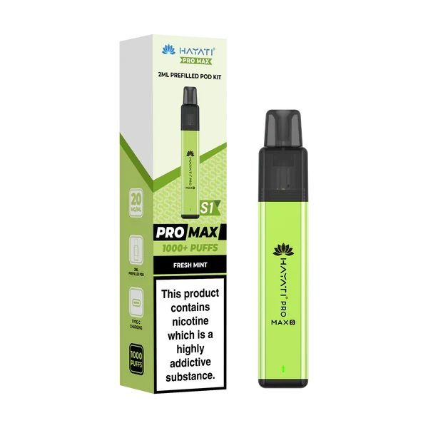 Hayati Pro Max S1 1000+ Puff Pre-Filled Pod Kit - £3.99 or 3 for £10
