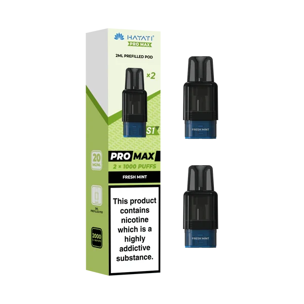 Hayati Pro Max S1 1000+ Prefilled Pods - Pack of 2