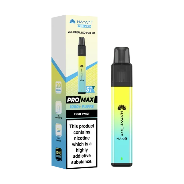 Hayati Pro Max S1 1000+ Puff Pre-Filled Pod Kit - £3.99 or 3 for £10