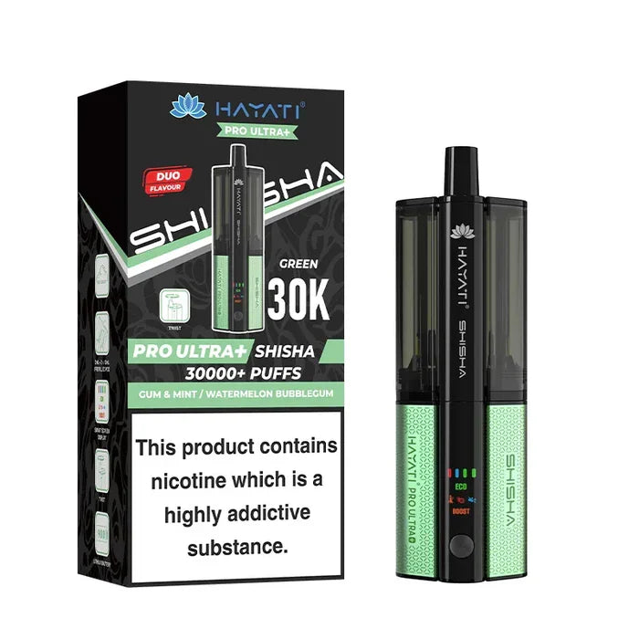 Hayati Pro Ultra Plus Shisha 30K Prefilled Pod Kit - £10.99 or 3 For £30
