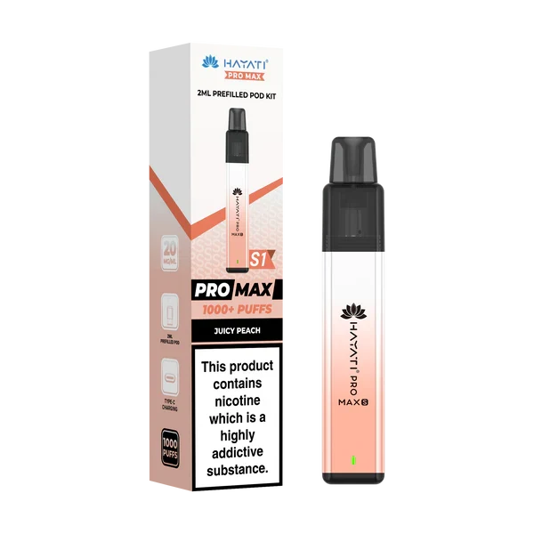 Hayati Pro Max S1 1000+ Puff Pre-Filled Pod Kit - £3.99 or 3 for £10