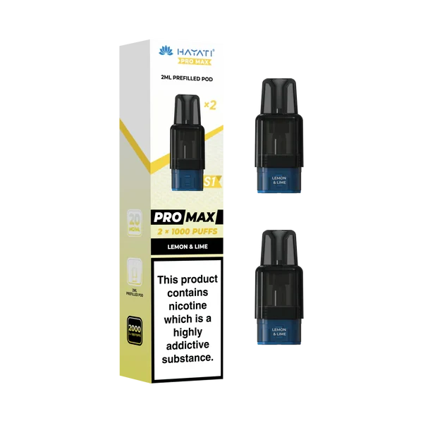 Hayati Pro Max S1 1000+ Prefilled Pods - Pack of 2