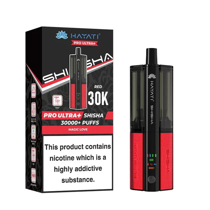 Hayati Pro Ultra Plus Shisha 30K Prefilled Pod Kit - £10.99 or 3 For £30